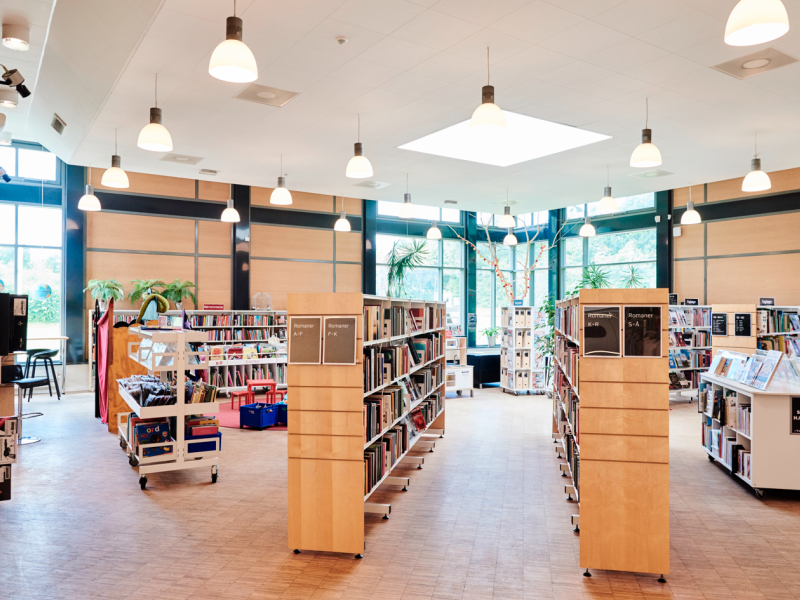 Foto fra Trekanten Bibliotek